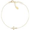 Amen Gioielli Bracciale Donna Amen CROCE Argento 925 Gold codice BRCROGBZ