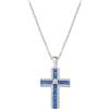 Amen Gioielli Collana Donna Amen CROCE Argento 925 codice CLCRBABBBLZ