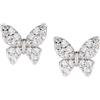 Amen Gioielli Orecchini Donna Amen DIAMONDS Farfalla in Argento 925 codice EFAPBBZ3