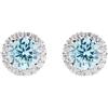 Amen Gioielli Orecchini Donna Amen DIAMONDS Acquamarina in Argento 925 codice ELUBOBBACZ