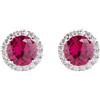 Amen Gioielli Orecchini Donna Amen DIAMONDS Rubino in Argento 925 codice ELUBOBBRZ
