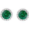 Amen Gioielli Orecchini Donna Amen DIAMONDS Verde in Argento 925 codice ELUBOBBVZ