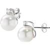 Amen Gioielli Orecchini Donna AMEN Argento 925 Perla 10 mm codice EPBBZ10