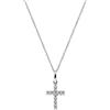 Amen Gioielli Collana CROCE ZIRCONI BIANCHI Amen Donna
