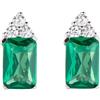 Amen Gioielli Orecchini PRINCESS ZIRCONI VERDI Amen Donna
