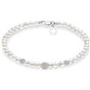 Comete Bracciale Donna COMETE FILI DI PERLE ACQUADOLCE ORO SFERE DIAMANTATE codice BRQ195B