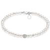 Comete Bracciale Donna COMETE FILI DI PERLE ACQUADOLCE ORO SFERA DIAMANTATA codice BRQ196B