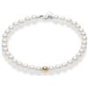 Comete Bracciale Donna COMETE FILI FANTASIA PERLE SFERA ORO codice BRQ347G
