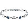 Maserati Bracciale SILVER BLUE BLACK CERAMIC JM424ATZ42 Maserati Uomo