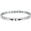 Maserati Bracciale SILVER BLACK ICONIC JM424AVD66 Maserati Uomo