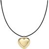 Amen Gioielli Collana Donna Amen Collezione MIO CUORE con cordino Nero in Argento 925 codice CLCOCUBONG3