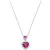 Amen Gioielli Collana Donna Amen Amore in Argento 925 con Cuori codice CLHGHPBR