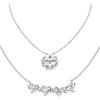 Amen Gioielli Collana Donna Amen Quadricuore Magnetico in Argento 925 codice CLPMHBB