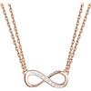 Liu Jo Collana Donna LIU JO LUXURY simbolo INFINITO Collezione ESSENTIAL in Acciaio Rose Gold codice LJ2515