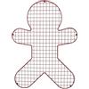 Zenker Gratella Ginger Bread Man in acciaio di colore rosso, per raffreddare e decorare, Dim. 40x30,5 cm.