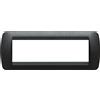 BTICINO S.P.A. living int - placca 7P grafite nero - BTI L4807GFN