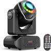 Yespick 50W LED Teste Mobile Luci da Palcoscenico, RGBW 7 Gobos 8 Colori Luci Discoteca DMX512 Luci da Palco con Telecomando per Spettacoli Discoteche Bar Feste