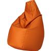 Zanotta - Pouf per esterno Sacco - Arancione - Tessuto outdoor VIP - Designer Piero de Gatti