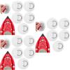 5pcs D Ring Patch Pvc D Ringatti ganci di montaggio della piastra per tavolo da
