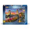 Ravensburger Puzzle 1000 Pezzi, Tower Bridge al Tramonto - Puzzle Adulti +14 anni, 70 x 50 cm, Puzzle per Adulti, Collezione Meravigliosa Illustrazione, Idee Regalo
