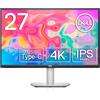 Dell S2722QC USB-C 27 4K UHD 3840x2160 Monitor, 60Hz, IPS, 4ms, AMD FreeSync, 99% sRGB, HDR, Altoparlanti integrati, 2x HDMI, 2x USB, Argento