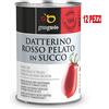 COSI COM'E' CONFEZIONE DA 12 PEZZI DATTERINO ROSSO PELATO IN SUCCO "GRANGUSTO" 400 GR.