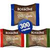 Caffè Borbone Don Carlo 300 capsule A modo mio MIX ROSSA, BLU, DEK