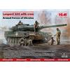 ICM LEOPARD 2A6 OF THE ARMED FORCES OF UKRAINE W/CREW KIT 1:35