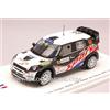 Spark Model MINI JOHN COOPER N.69 RALLY DE FRANCE 2012 DUMAS-BAUMEL 1:43
