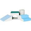DecHome Set 4 Blocchi di Costruzioni Morbidi per Bambini da 1-3 Anni 09A798F Dechome
