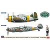 Hasegawa B-239 BUFFALO & MESSERSCHMITT Bf109G-6, JUUTILAINE KIT 1:72