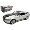 Greenlight SHELBY GT500 2011 INGOT SILVER WITH BLACK STRIPES 1:18