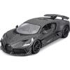 Burago BUGATTI DIVO 2019 50th ANNIVERSARY CARBON 1:18