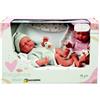 GIOCHERIA ARIAS GEMELLI ROSA E GRIGIO CM 26 VINILE