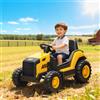 DecHome Macchina Elettrica Bambini 3-6 Anni CAT 12V con Telecomando Giallo DecHome