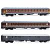 Rivarossi FS 3 CARROZZE ,2a CLASSE, 2a CLASSE, BAGAGL. ALPEN-EXPRESS EP.IVb 1:87