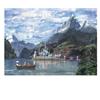 Tenyo Disney Frozen Bellissimo puzzle Arendelle 1000 pezzi Tenyo dal Giappone