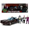 Jada Toys BATMOBILE 1966 WITH FIGURE BATMAN, ROBIN, THE PENGUIN, THE JOKER 1:24
