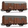 Rivarossi FS 2 UNITA' DI CARRI CHIUSI Ghs C/BASSI A EPOCA IV-V 1:87