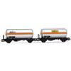 Rivarossi FS 2-UNIT PACK 2-AXLE GAS TANK WAGONS PIBIGAS EP.IVa 1:87