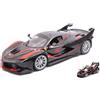 Burago FERRARI FXX-K N.5 BLACK/RED 1:18