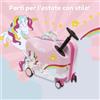 GIOCHERIA GIOLLY TROLLEY CAVALCABILE UNICORNO C/CINGHIA