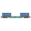 Rivarossi FS CEMAT CONTAINER WAGON DANI TRASPORTI EP.V-VI 1:87