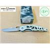 Fox Coltello chiudibile FOX 492 S ARGENTO SABBIATO lama 85 mm Inox Sandvik 12C27