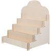 Card Display Stand Tiered Rack Espositore Per Biglietti Auguri in Legno