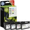 HP MULTIPACK 4 CARTUCCE ORIGINALI HP C2P42AE 932XL Bk 933XL C M Y OfficeJet 6100