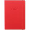 Letts of London Agenda 2026 con visualizzazione settimanale, formato A5, colore rosso, 26-080267