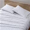 Eddie Bauer Lenzuola intere, percalle di cotone, set di biancheria da letto, fresco, decorazione per la casa (Albright Hill verde, 4 pezzi, completo)