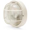 Velamp Bubble Plafoniera da esterno rotonda - Attacco lampadina E27 - 60W Max - Impermeabile (IP44) - Ideale per montaggio all'esterno - Colore bianco