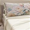 PETTI Artigiani Italiani - Lenzuola Matrimoniali Cotone con Federe in Stampa Digitale, Lenzuolo Completo Letto Matrimoniale Maxi Fantasia Floreale 35 Panna, 100% Made in Italy